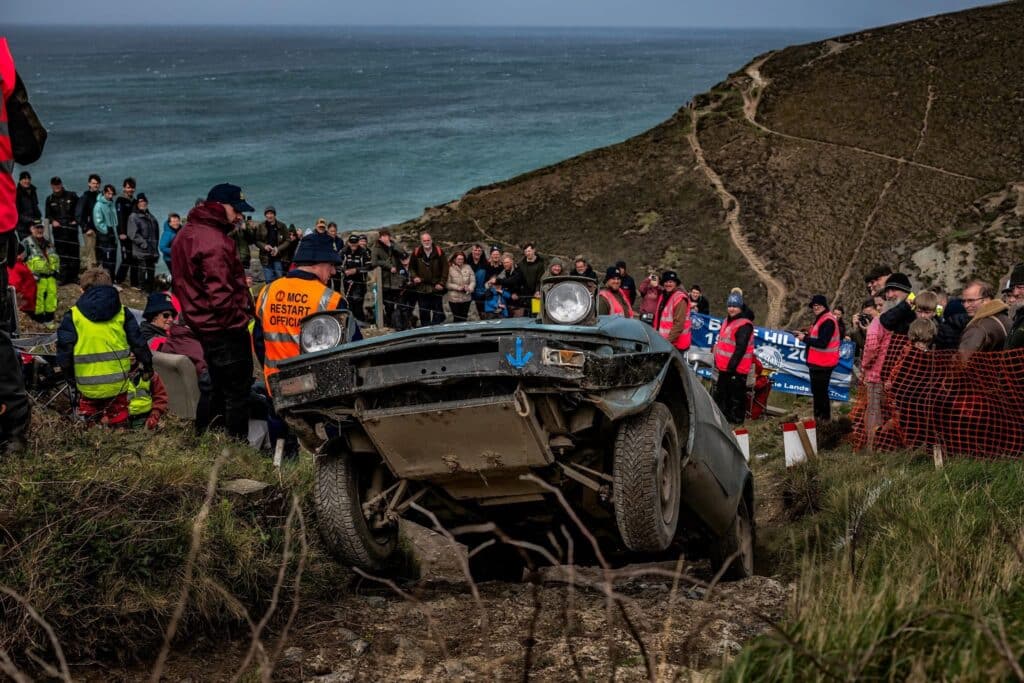 Land's End Trial car on Blue Hill