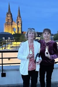 Champagne Scenic Rally Tour - 2nd place Young Timer class winners Jacquie Boast and Nikki Daniels