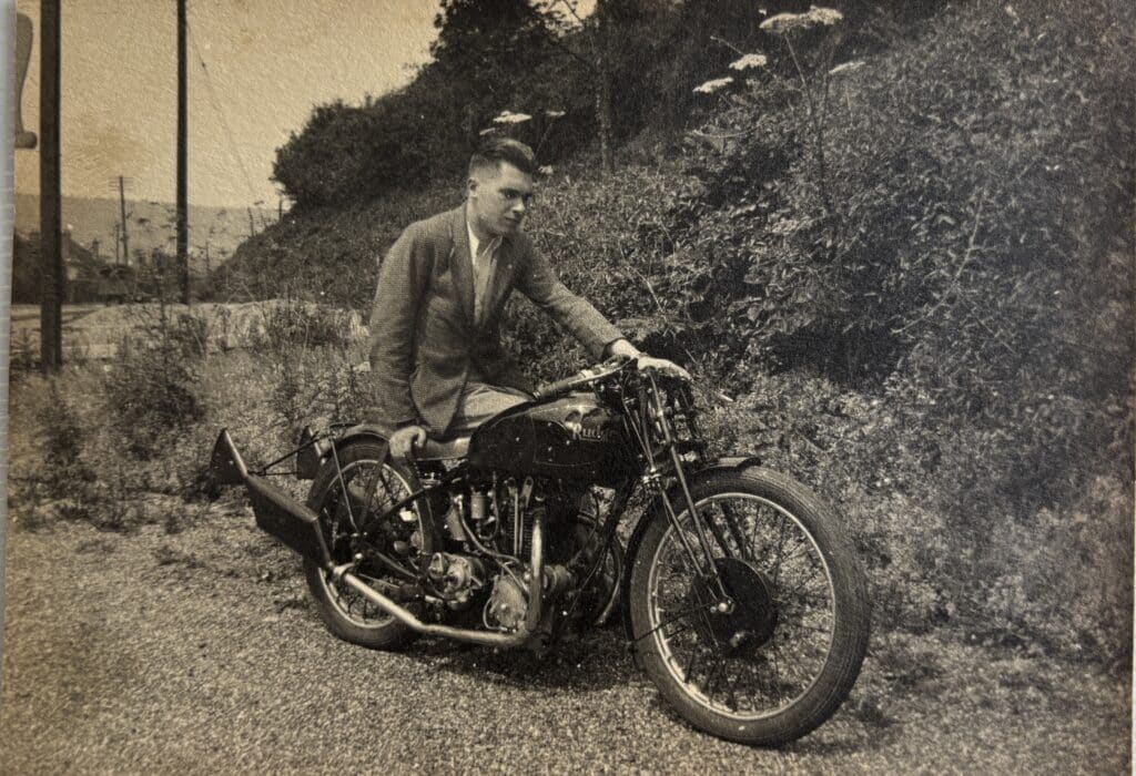 Ralph Seymour on 500cc Rudge Ulster